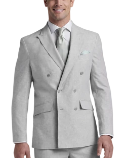 JOE Joseph Abboud Slim Fit Linen Blend Suit Separates Coat, Dusty Blue