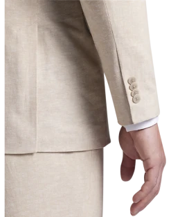 JOE Joseph Abboud Double Breasted Slim Fit Suit Separates, Dusty Blue -&Collar Shop MW40 3XN7 23 JOE JOSEPH ABBOUD TAN CHAMBRAY ALT1