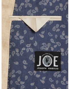 JOE Joseph Abboud Double Breasted Slim Fit Suit Separates, Dusty Blue -&Collar Shop MW40 3XN7 23 JOE JOSEPH ABBOUD TAN CHAMBRAY ALT3