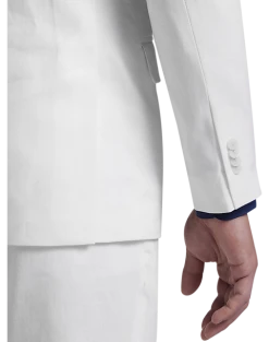 JOE Joseph Abboud Slim Fit Ljinen Blend Suit Separates, White -&Collar Shop MW40 3XNC 49 JOE JOSEPH ABBOUD WHITE ALT1