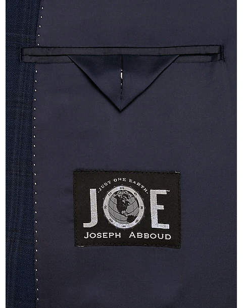 JOE Joseph Abboud Slim Fit Suit Separates Coat, Navy Plaid 5 JOE Joseph Abboud Slim Fit Suit Separates Coat, Navy Plaid - Image 3
