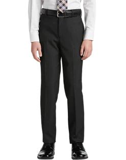 Michael Strahan Boys Suit Separates Pants, Black