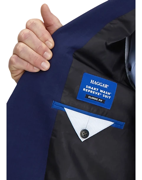 Haggar Smart Wash™ Classic Fit Suit Separates Coat, Black 5 Haggar Smart Wash™ Classic Fit Suit Separates Coat, Black - Image 3