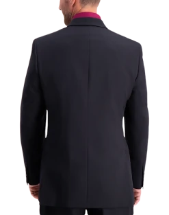 Haggar Travel Performance Classic Fit Suit Separates, Black -&Collar Shop MW40 3Y4X 02 HAGGAR BLACK SOLID ALT1 1