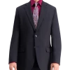 Haggar Travel Performance Classic Fit Suit Separates, Blue Tic -&Collar Shop MW40 3Y4X 02 HAGGAR BLACK SOLID MAIN