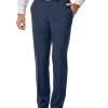 Haggar 4-Way Stretch Slim Fit Suit Separates Pants, Black -&Collar Shop MW40 3Y55 01 HAGGAR NAVY SOLID MAIN