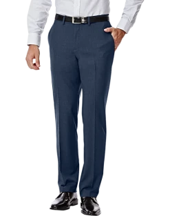 Haggar 4-Way Stretch Slim Fit Suit Separates Pants, Black