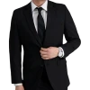 Haggar Premium Comfort 4-Way Stretch Slim Fit Suit Separates, Black -&Collar Shop MW40 3Y57 02 HAGGAR BLACK SOLID MAIN