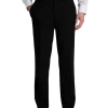 Haggar Premium Comfort 4-Way Stretch Slim Fit Suit Separates Pants, Black -&Collar Shop MW40 3Y59 02 HAGGAR BLACK SOLID MAIN