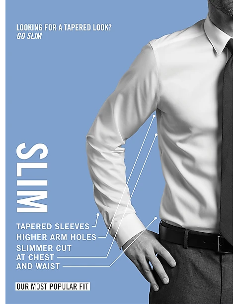 Calvin Klein Infinite Non-Iron Slim Fit Stretch Collar Dress Shirt, White 4 Calvin Klein Infinite Non-Iron Slim Fit Stretch Collar Dress Shirt, White - Image 2