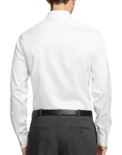Calvin Klein Infinite Non-Iron Slim Fit Stretch Collar Dress Shirt, White 11 Calvin Klein Infinite Non-Iron Slim Fit Stretch Collar Dress Shirt, White -&Collar Shop MW40 540K 01 CALVIN KLEIN WHITE ALT4 3