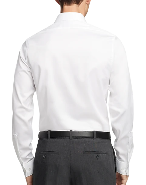 Calvin Klein Infinite Non-Iron Slim Fit Stretch Collar Dress Shirt, White 7 Calvin Klein Infinite Non-Iron Slim Fit Stretch Collar Dress Shirt, White - Image 5