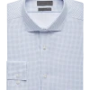 Calvin Klein Infinite Non-Iron Slim Fit Stretch Collar Dress Shirt, Blue Dot -&Collar Shop MW40 5D0K 36 CALVIN KLEIN BLUE DITSY MAIN