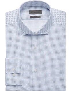 Calvin Klein Infinite Non-Iron Slim Fit Stretch Collar Dress Shirt, Blue Dot