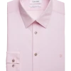 Calvin Klein Slim Fit Embroidered Logo Dress Shirt, Pink -&Collar Shop MW40 5F3A 05 CALVIN KLEIN PINK SOLID MAIN