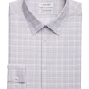 Calvin Klein Infinite Wrinkle Free Slim Fit Stretch Collar Dress Shirt, Iris Plaid 1 Calvin Klein Infinite Wrinkle Free Slim Fit Stretch Collar Dress Shirt, Iris Plaid -&Collar Shop MW40 5FKH 28 CALVIN KLEIN IRIS MAIN