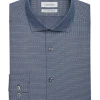 Calvin Klein Infinite Wrinkle Free Slim Fit Stretch Collar Dress Shirt, Midnight Blue Dash 2 Calvin Klein Infinite Wrinkle Free Slim Fit Stretch Collar Dress Shirt, Midnight Blue Dash -&Collar Shop MW40 5FKP 81 CALVIN KLEIN MIDNIGHT BLUE MAIN