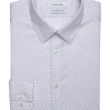 Calvin Klein Infinite Wrinkle Free Slim Fit Stretch Collar Dress Shirt, Iris Print 1 Calvin Klein Infinite Wrinkle Free Slim Fit Stretch Collar Dress Shirt, Iris Print -&Collar Shop MW40 5FKX 49 CALVIN KLEIN IRIS MAIN