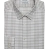 Calvin Klein Infinite Wrinkle Free Slim Fit Stretch Collar Dress Shirt, Taupe Plaid 2 Calvin Klein Infinite Wrinkle Free Slim Fit Stretch Collar Dress Shirt, Taupe Plaid -&Collar Shop MW40 5FL0 98 CALVIN KLEIN TAUPE PLAID MAIN