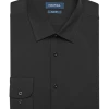 Nautica Slim Fit Four-Way Stretch Dress Shirt, Black -&Collar Shop MW40 5FMA 08 NAUTICA BLACK SOLID MAIN