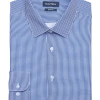 Nautica Slim Fit Four-Way Stretch Dress Shirt, Blue Check 2 Nautica Slim Fit Four-Way Stretch Dress Shirt, Blue Check -&Collar Shop MW40 5FMD 36 NAUTICA BLUE CHECK MAIN