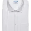 &Collar Pacific Athletic Fit Short Sleeve Dress Shirt, White 1 &Collar Pacific Athletic Fit Short Sleeve Dress Shirt, White -&Collar Shop MW40 5FMY 01 COLLAR WHITE SOLID MAIN
