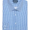 Nautica Slim Fit Four-Way Stretch Dress Shirt, Blue Check -&Collar Shop MW40 5FN1 36 NAUTICA BLUE CHECK MAIN