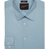Egara Skinny Fit Point Collar Dress Shirt, Blue -&Collar Shop MW40 5FND 02 EGARA LT BLUE SOLID MAIN