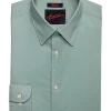 Egara Skinny Fit Point Collar Dress Shirt, Green -&Collar Shop MW40 5FND 37 EGARA LT GREEN SOLID MAIN