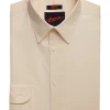 Egara Skinny Fit Point Collar Dress Shirt, Tan