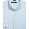 Pronto Uomo Modern Fit Spread Collar Dress Shirt, Teal Check 1 Pronto Uomo Modern Fit Spread Collar Dress Shirt, Teal Check -&Collar Shop MW40 5FNV 38 PRONTO UOMO BLUE CHECK MAIN