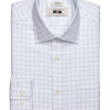 Joseph Abboud Classic Fit Dress Shirt, Blue Check -&Collar Shop MW40 5FPK 61 JOSEPH ABBOUD BLUE SOLID MAIN