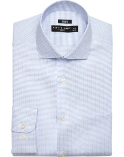 Pronto Uomo Modern Fit Dress Shirt, Lavender Check