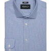 Awearness Kenneth Cole Slim Fit Spread Collar Dress Shirt, Blue Check -&Collar Shop MW40 5FU0 36 AWEARNESS KENNETH COLE BLUE CHECK MAIN