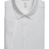 Michael Strahan Modern Fit Short Sleeve Dress Shirt, White -&Collar Shop MW40 5FW3 01 MICHAEL STRAHAN WHITE SOLID MAIN