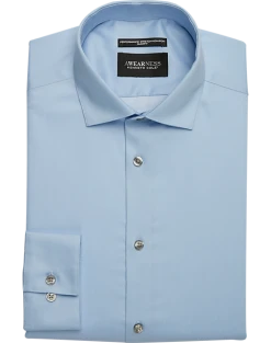Awearness Kenneth Cole Slim Fit Performance Dress Shirt, Sky Blue