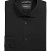 Awearness Kenneth Cole Slim Fit Performance Dress Shirt, Black -&Collar Shop MW40 5G2H 08 AWEARNESS KENNETH COLE BLACK SOLID MAIN