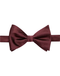 Calvin Klein Pre-Tied Bow Tie, Wine