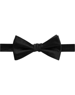 Joseph Abboud Black Pre-Tied Bow Tie