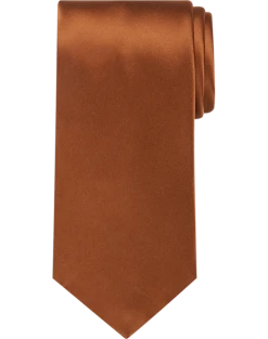 Pronto Uomo Narrow Tie, Tawny