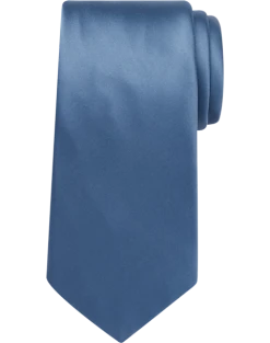 Pronto Uomo Steel Blue Narrow Tie