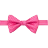 Egara Pre-Tied Bow Tie, Fuchsia Stripe -&Collar Shop MW40 89GM 70 EGARA ORANGE FUSHIA MAIN