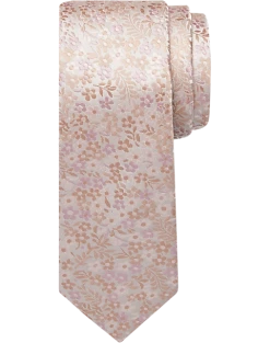 Egara Skinny Tie, Rose Floral