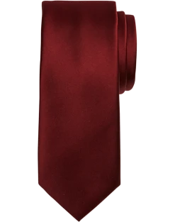 Egara Skinny Tie, Burgundy