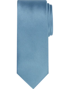 Egara Skinny Tie, Soft Chambray