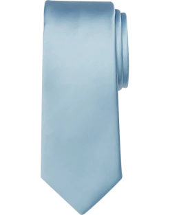 Egara Skinny Tie, Medium Blue