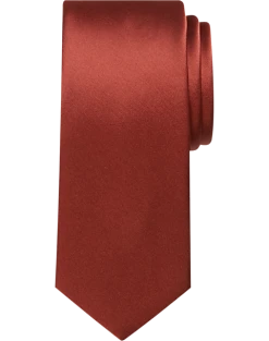Egara Skinny Tie, Burnt Orange