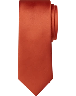 Egara Skinny Tie, Bright Orange