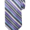 Pronto Uomo Narrow Tie, Purple & Blue Stripe -&Collar Shop MW40 8V28 32 PRONTO UOMO PURP BLUE MAIN