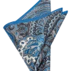 Joseph Abboud Pocket Square, Blue Paisley -&Collar Shop MW40 8V52 01 JOSEPH ABBOUD BLU PSLY MAIN